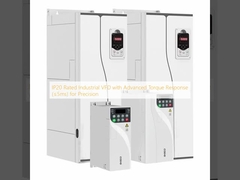 IP20 Rated Industrial VFD with Advanced Torque Response (≤5ms) for Precision