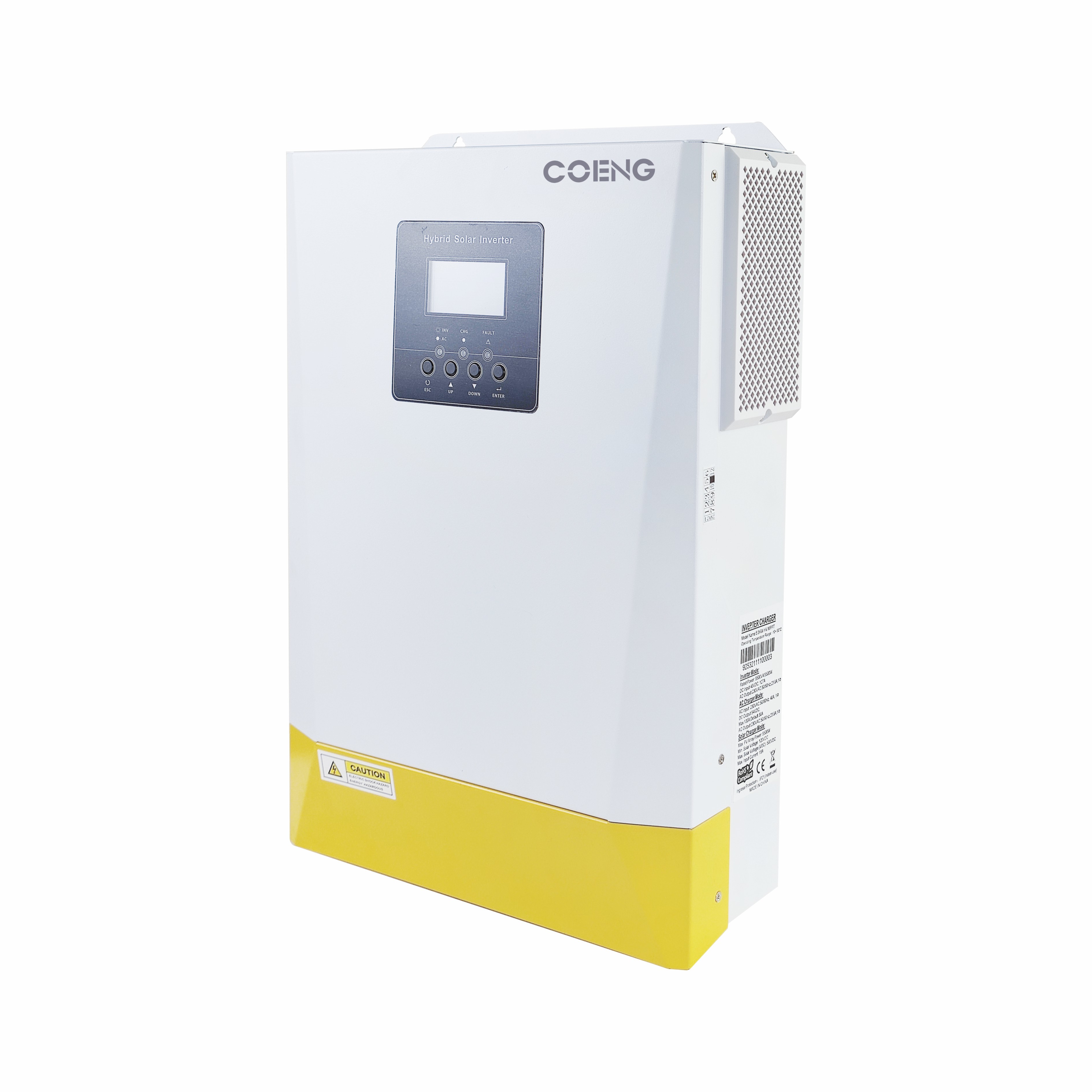 5500VA/5500W 5kw Solar Hybrid Inverter USB RS232 Dry-Contact ...