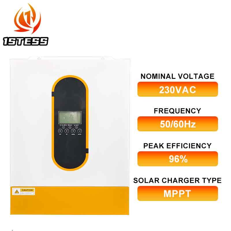 48V Single Phase Hybrid Solar Inverter 6.2KVA Pure Sine Wave Off Grid ...