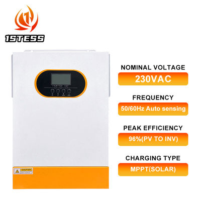 48V 5.5kw 6.2kw Hybrid Solar Inverter Single Phase MPPT Pure Sine Wave Off Grid Solar Inverters with Detachable Dust Cover